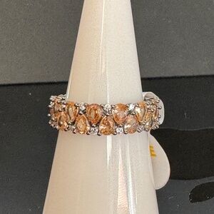 Bomb Party RBP8422 Trendy Moments Lab Created Amber Topaz Size 7